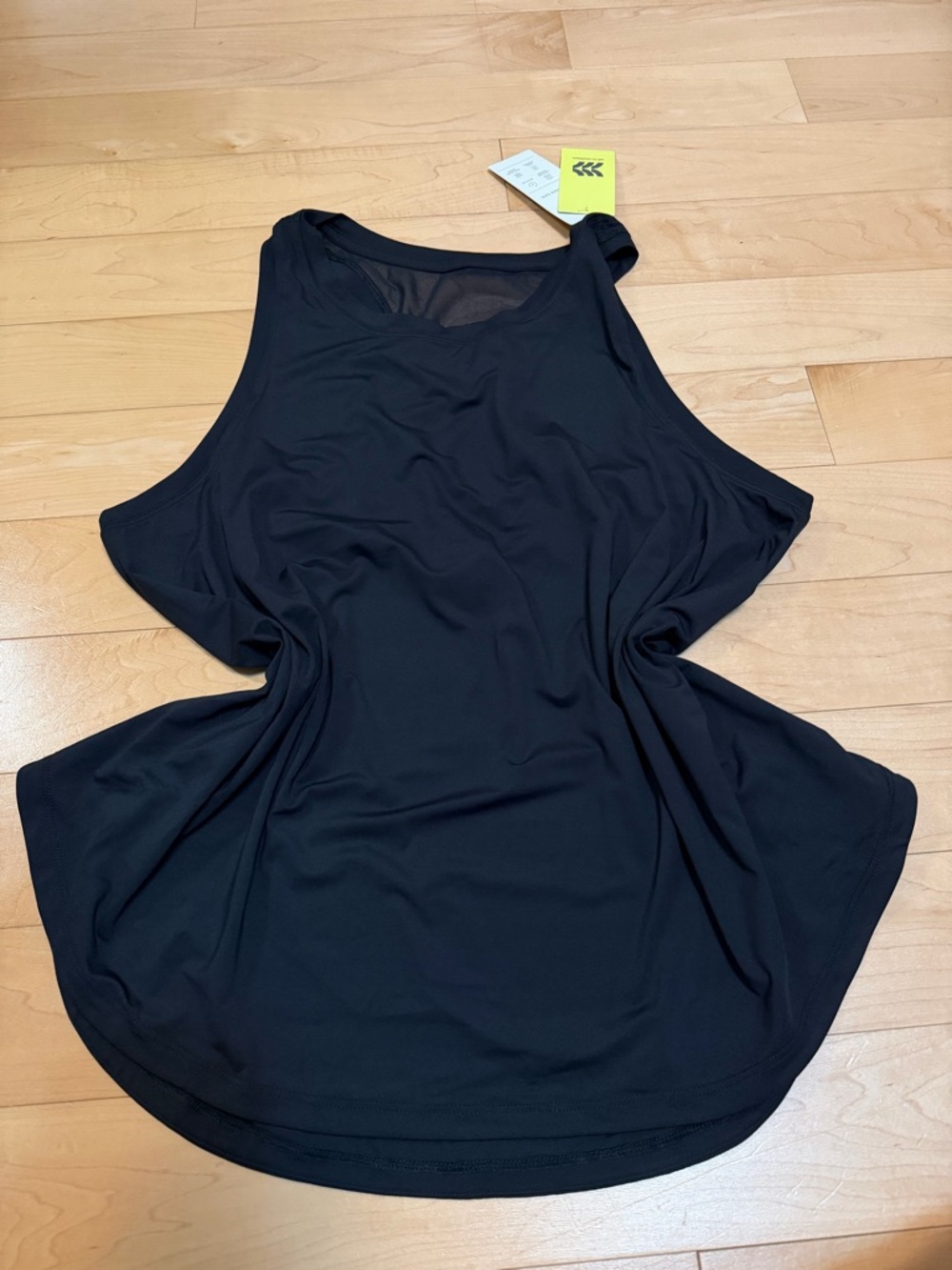 NWT All in Motion Black Sleeveless Athletic Tank Top